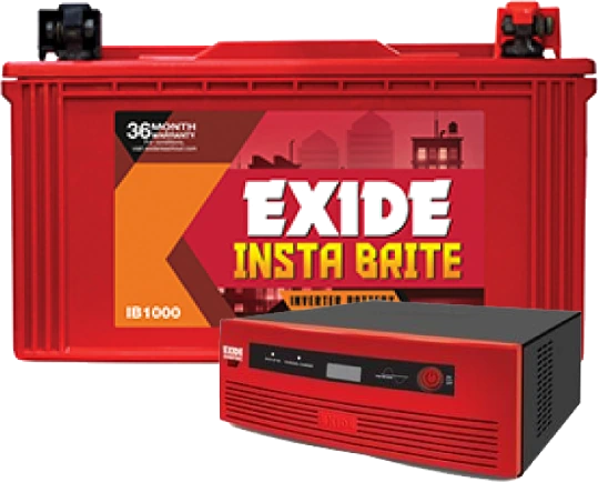 EXIDE inverter and battery backup solution