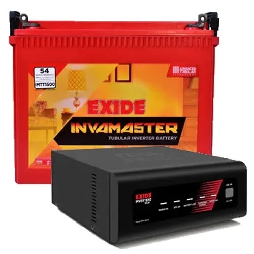 EXIDE inverter battery and inverter