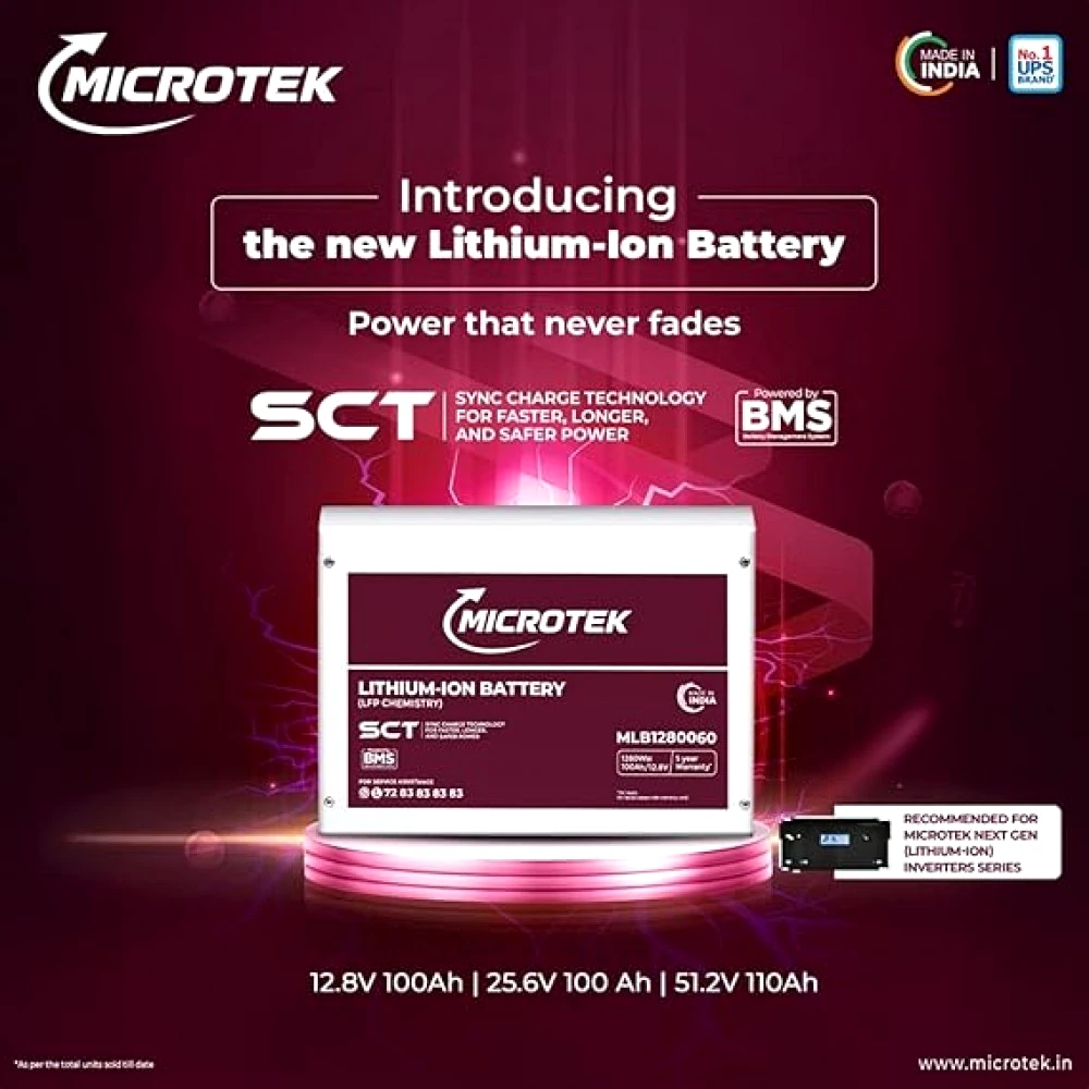 MICROTEK lithium-ion battery